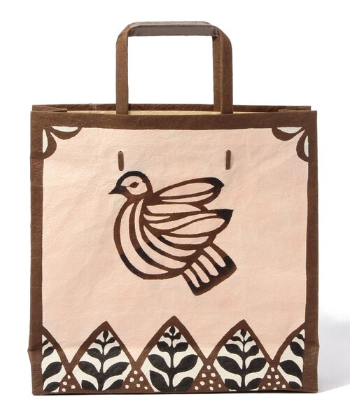 fennica（フェニカ）の「桂樹舎 / 和紙 手提げ袋（トートバッグ・レディース・ブルー/ブラウン・ONE SIZE）」の8枚目の写真