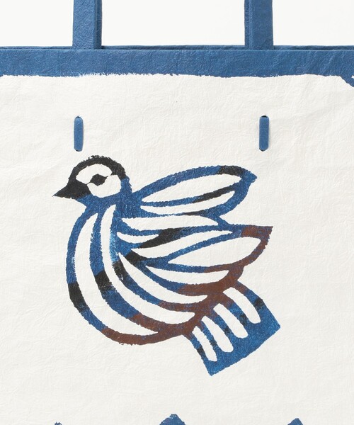 fennica（フェニカ）の「桂樹舎 / 和紙 手提げ袋（トートバッグ・レディース・ブルー/ブラウン・ONE SIZE）」の18枚目の写真