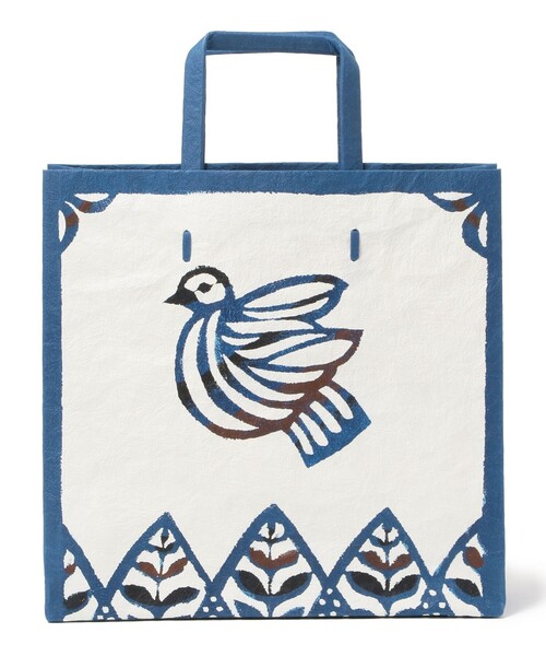 fennica（フェニカ）の「桂樹舎 / 和紙 手提げ袋（トートバッグ・レディース・ブルー/ブラウン・ONE SIZE）」の21枚目の写真