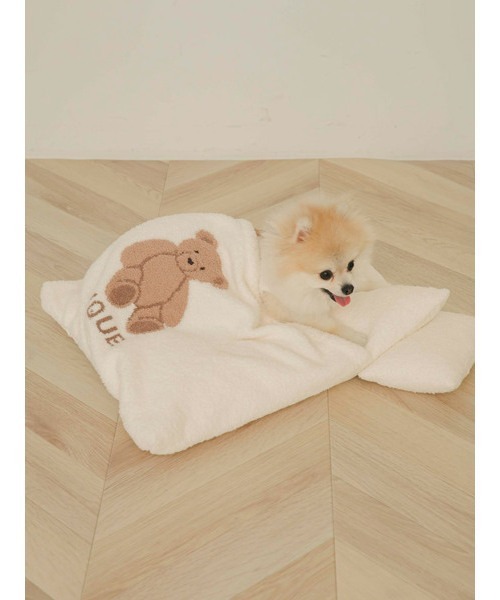 正規品♡ベビモコCATジャガード上下セット♡オフホワイト　サイベリアン gelato pique（ジェラートピケ）の「【CAT&DOG】【販路限定商品】ベビ