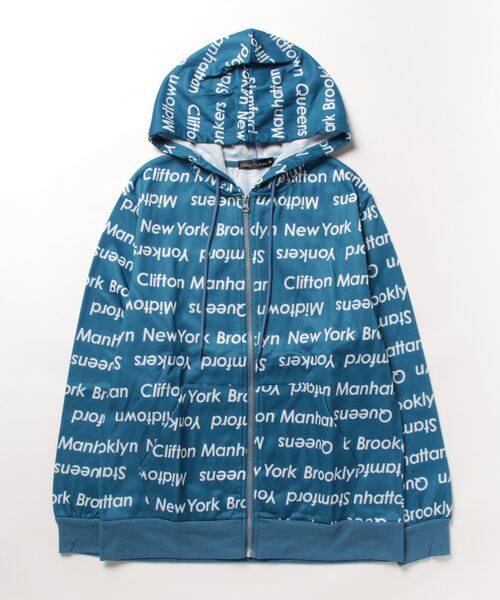 STYLEBLOCK(スタイルブロック)の「裏起毛総プリントパーカー(パーカー・メンズ・ホワイト/ブラック/ベージュ/ワイン/ブラック系その他/ブルー・M/L/LL)」の5枚目の写真