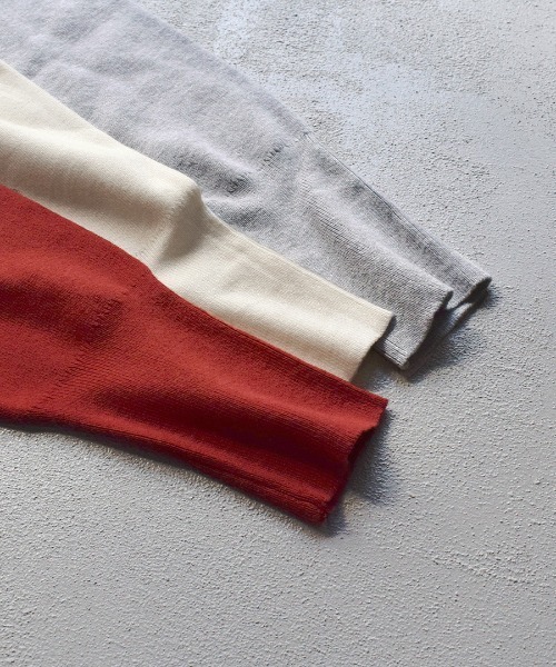 apartment department（アパートメントデパートメント）の「ショルダータック ニットプルオーバー（ニット/セーター・レディース・ブラック/レッド/ネイビー/杢グレー/オフホワイト・M）」の20枚目の写真