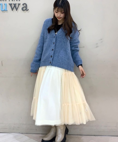 AJUGA.（アジュガ）の「□AJUGA.×GP シャギーニットカーディガン