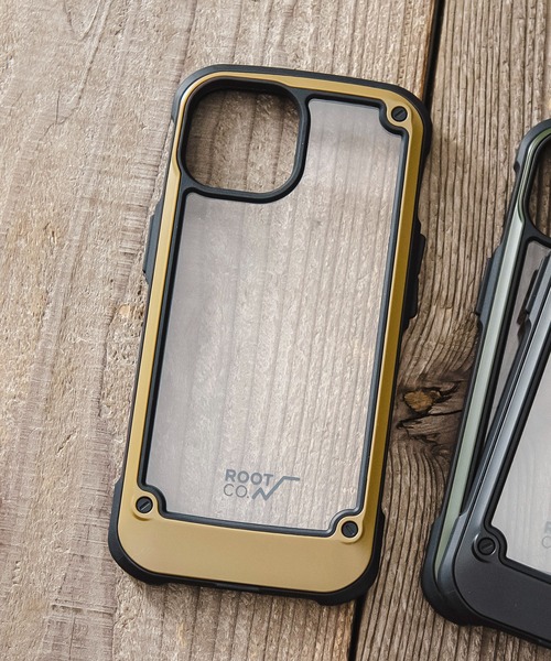 ROOT CO.（ルート）の「[iPhone15専用]ROOT CO. グラビティ ショック レジスト タフアンドベーシック ケース（スマホケース/カバー・メンズ・タン/ブラック/カーキ・F）」の3枚目の写真