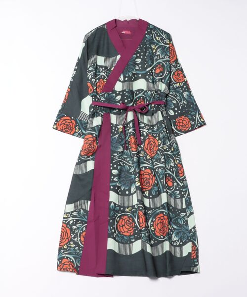 重宗玉緒×倭物やカヤ】モダン着物ワンピース（ワンピース