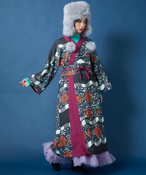 重宗玉緒×倭物やカヤ】モダン着物ワンピース（ワンピース）｜カヤ