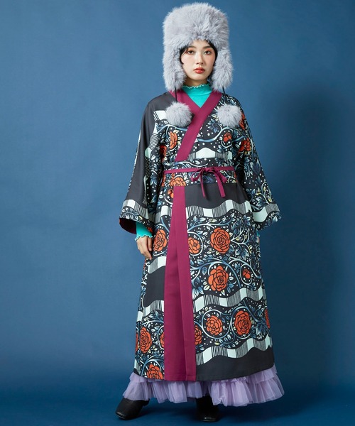 重宗玉緒×倭物やカヤ】モダン着物ワンピース（ワンピース）｜カヤ