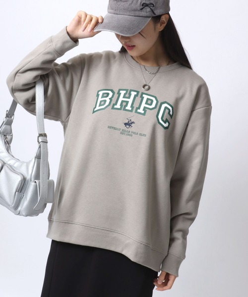 US古着 ■ ①③ ビバリーヒルズポロクラブ ラグランスウェット レディース ピンク FREE BEVERLY HILLS POLO CLUB（ビバリーヒルズポロクラブ） トレーナー