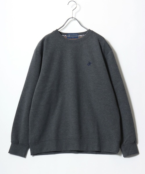 BEVERLY HILLS POLO CLUB（ビバリーヒルズポロクラブ）の「2025AW BEVERLY HILLS POLO CLUB/ビバリーヒルズポロクラブ 裏起毛ボア ワンポイント刺繍 カレッジロゴ スウェットトレーナー レディース メンズ トップス（スウェット・レディース・グレー/ダークグリーン/ブラック/ワイン/ベージュ/ネイビー/スミクロ/グリーン系その他/ブルー系その他/ワインレッド/ベージュ系その他/グリーン/ブラック系その他/アッシュグレー/グレー系その他/ブルー系その他2/チャコール/グリーン系その他2・M/L/LL）」の21枚目の写真