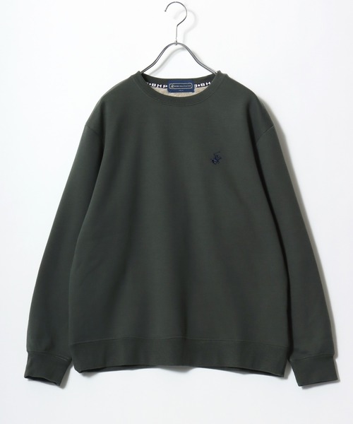BEVERLY HILLS POLO CLUB（ビバリーヒルズポロクラブ）の「2025AW BEVERLY HILLS POLO CLUB/ビバリーヒルズポロクラブ 裏起毛ボア ワンポイント刺繍 カレッジロゴ スウェットトレーナー レディース メンズ トップス（スウェット・レディース・グレー/ダークグリーン/ブラック/ワイン/ベージュ/ネイビー/スミクロ/グリーン系その他/ブルー系その他/ワインレッド/ベージュ系その他/グリーン/ブラック系その他/アッシュグレー/グレー系その他/ブルー系その他2/チャコール/グリーン系その他2・M/L/LL）」の22枚目の写真
