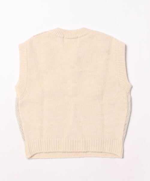 BOBO CHOSES(ボボショーズ)の「YUMMY CAKE KNITTED VEST(ベスト・キッズ・オフホワイト・10-11y/4-5Y/6-7y/8-9y)」の7枚目の写真