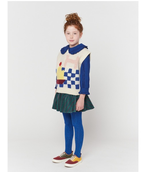 BOBO CHOSES(ボボショーズ)の「YUMMY CAKE KNITTED VEST(ベスト・キッズ・オフホワイト・10-11y/4-5Y/6-7y/8-9y)」の5枚目の写真