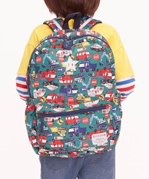 Kids Foret | 花柄・くま・働く車・恐竜撥水ボンディングリュック(バックパック/リュック)