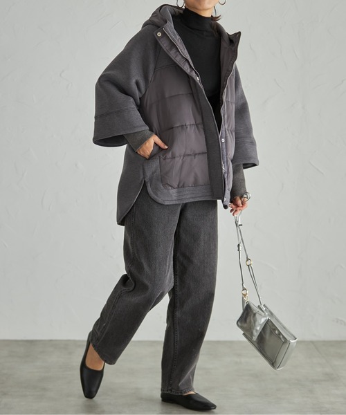 each（イーチ）の「バックゴムウエストカーブデニムパンツ（デニムパンツ・レディース・ブラック/ブルー/ホワイト・FREE）」の18枚目の写真