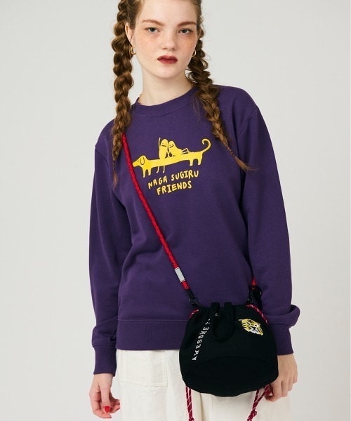 Design Tshirts Store graniph（デザイン　ティーシャツ　ストア　グラニフ）の「FRUIT OF THE LOOM× graniph TIGER BAG（ハンドバッグ・メンズ・ブラック・FREE）」の3枚目の写真
