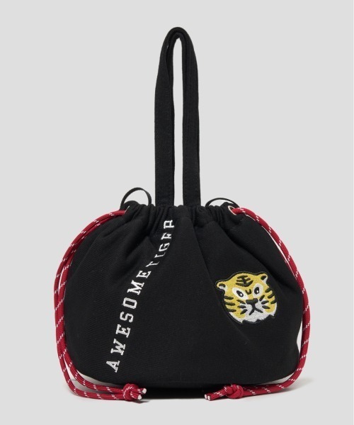 Design Tshirts Store graniph（デザイン　ティーシャツ　ストア　グラニフ）の「FRUIT OF THE LOOM× graniph TIGER BAG（ハンドバッグ・メンズ・ブラック・FREE）」の4枚目の写真