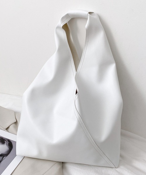 Lilamusant(リラミュゾン)の「【Un】【it】【Lilamusant(リラミュゾン)】2WAYトライアングルトートバッグ(トートバッグ・レディース・ホワイト/ブラック/シルバー/ゴールド・FREE)」の2枚目の写真