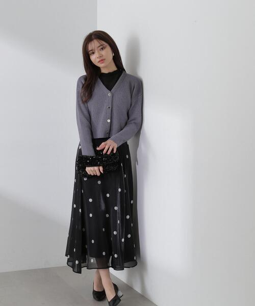 PROPORTION BODY DRESSING（プロポーションボディドレッシング）の「シアードットスカート / 1214120104（スカート・レディース・ブラック/ホワイト系その他・SMALL/MEDIUM）」の11枚目の写真