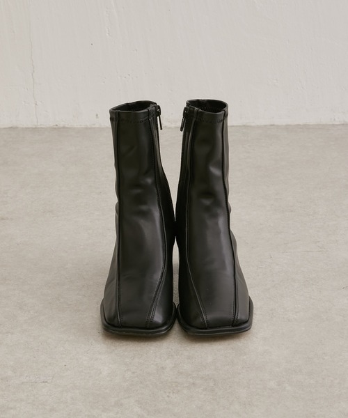 Lui's（ルイス）の「スクエアトゥショートブーツ（ブーツ）」 - WEAR