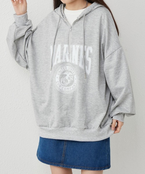 PGG ☆ピージージー美品✨ PERTEX ナイロンパーカー！サイズ1❣️ MAISON DE THERESE（メゾン ド テレーズ）の「ハーフジップ ビッグ