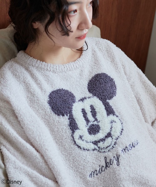 Disney(ディズニー)の「【Disney/ディズニー】ミッキー/もこもこニットルームウェア(パンツ別売り)大きいサイズ有(ルームウェア/パジャマ・レディース・ピンク/チャコールグレー/アイボリー・M/LL/L)」の16枚目の写真