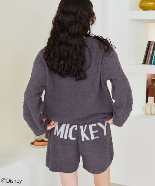 Disney(ディズニー)の「【Disney/ディズニー】ミッキー/もこもこニットルームウェア(パンツ別売り)大きいサイズ有(ルームウェア/パジャマ・レディース・ピンク/チャコールグレー/アイボリー・M/LL/L)」の11枚目の写真