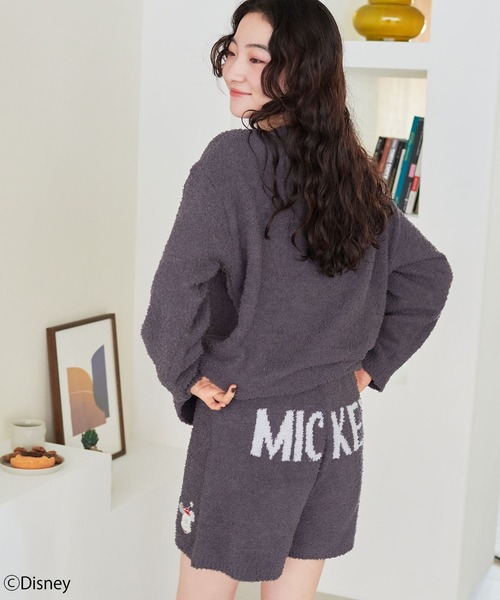 Disney(ディズニー)の「【Disney/ディズニー】ミッキー/もこもこニットルームウェア(パンツ別売り)大きいサイズ有(ルームウェア/パジャマ・レディース・ピンク/チャコールグレー/アイボリー・M/LL/L)」の12枚目の写真