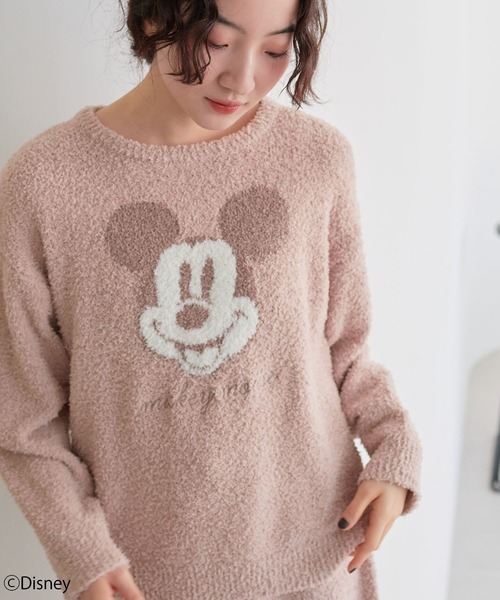 Disney(ディズニー)の「【Disney/ディズニー】ミッキー/もこもこニットルームウェア(パンツ別売り)大きいサイズ有(ルームウェア/パジャマ・レディース・ピンク/チャコールグレー/アイボリー・M/LL/L)」の20枚目の写真