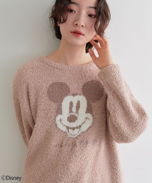 Disney(ディズニー)の「【Disney/ディズニー】ミッキー/もこもこニットルームウェア(パンツ別売り)大きいサイズ有(ルームウェア/パジャマ・レディース・ピンク/チャコールグレー/アイボリー・M/LL/L)」の21枚目の写真