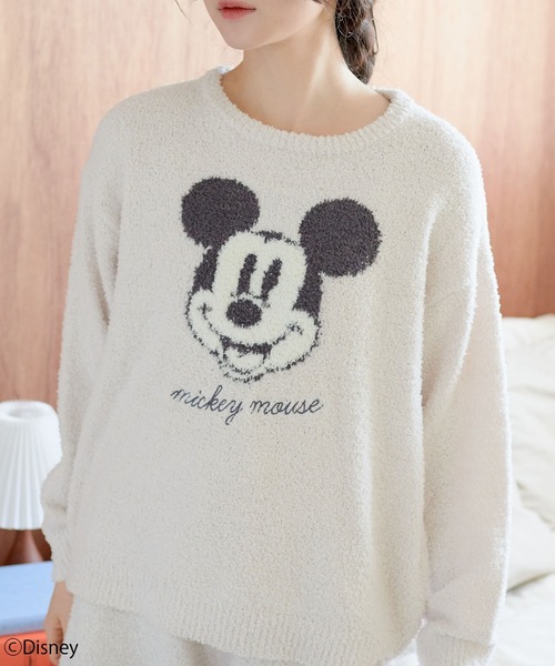Disney(ディズニー)の「【Disney/ディズニー】ミッキー/もこもこニットルームウェア(パンツ別売り)大きいサイズ有(ルームウェア/パジャマ・レディース・ピンク/チャコールグレー/アイボリー・M/LL/L)」の19枚目の写真