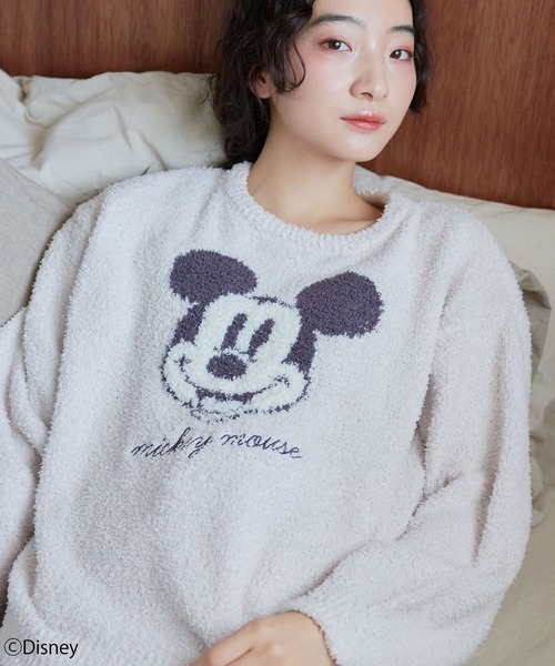 Disney(ディズニー)の「【Disney/ディズニー】ミッキー/もこもこニットルームウェア(パンツ別売り)大きいサイズ有(ルームウェア/パジャマ・レディース・ピンク/チャコールグレー/アイボリー・M/LL/L)」の15枚目の写真