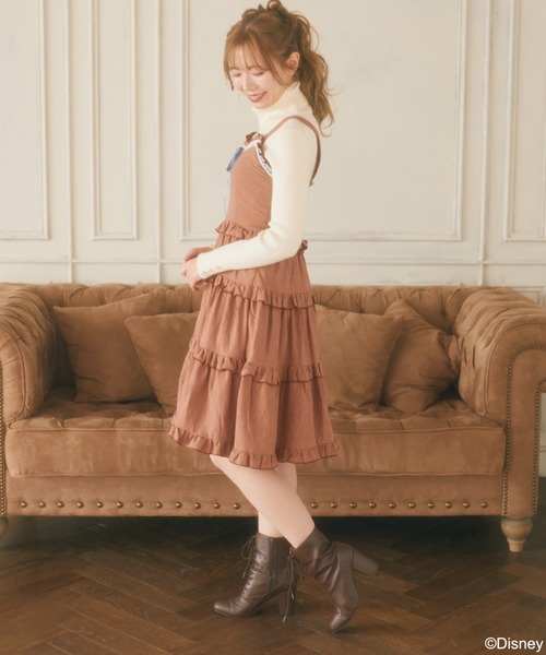 Disney(ディズニー)の「トゥルーズ/フリルティアードワンピース(ワンピース・レディース・ブラウン系その他4・FREE)」の8枚目の写真