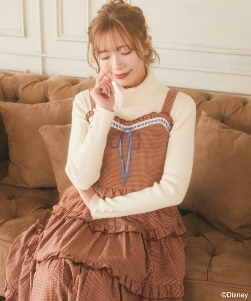 Disney(ディズニー)の「トゥルーズ/フリルティアードワンピース(ワンピース・レディース・ブラウン系その他4・FREE)」の9枚目の写真