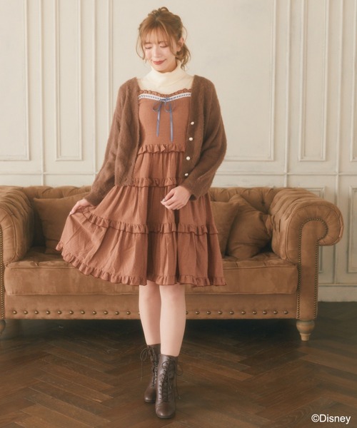 Disney(ディズニー)の「トゥルーズ/フリルティアードワンピース(ワンピース・レディース・ブラウン系その他4・FREE)」の11枚目の写真