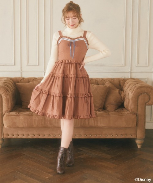 Disney(ディズニー)の「トゥルーズ/フリルティアードワンピース(ワンピース・レディース・ブラウン系その他4・FREE)」の6枚目の写真