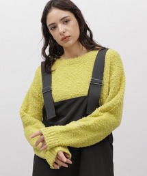 LAKOLE | 5ゲージモップヤーンニットプルオーバー / 100755(ニット/セーター)