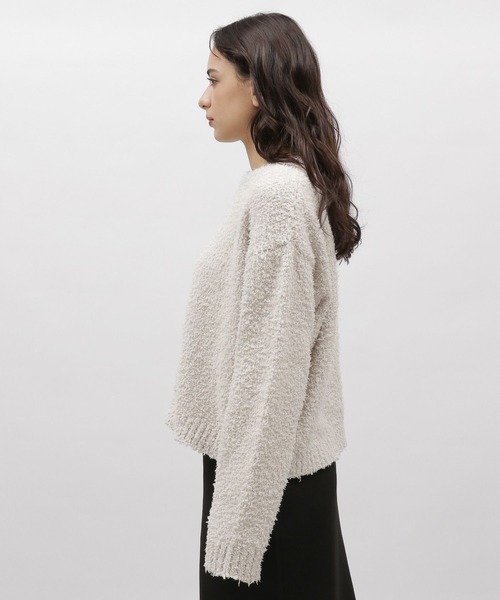 LAKOLE(ラコレ)の「5ゲージモップヤーンニットプルオーバー / 100755(ニット/セーター・レディース・ラベンダー/セージグリーン/ライトグレー・MEDIUM/SMALL)」の10枚目の写真