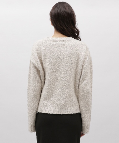 LAKOLE(ラコレ)の「5ゲージモップヤーンニットプルオーバー / 100755(ニット/セーター・レディース・ラベンダー/セージグリーン/ライトグレー・MEDIUM/SMALL)」の11枚目の写真