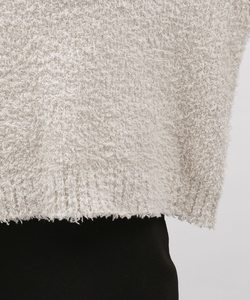 LAKOLE(ラコレ)の「5ゲージモップヤーンニットプルオーバー / 100755(ニット/セーター・レディース・ラベンダー/セージグリーン/ライトグレー・MEDIUM/SMALL)」の14枚目の写真