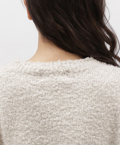LAKOLE(ラコレ)の「5ゲージモップヤーンニットプルオーバー / 100755(ニット/セーター・レディース・ラベンダー/セージグリーン/ライトグレー・MEDIUM/SMALL)」の15枚目の写真