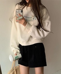 LYEON | リボン刺繍スウェット(スウェット)
