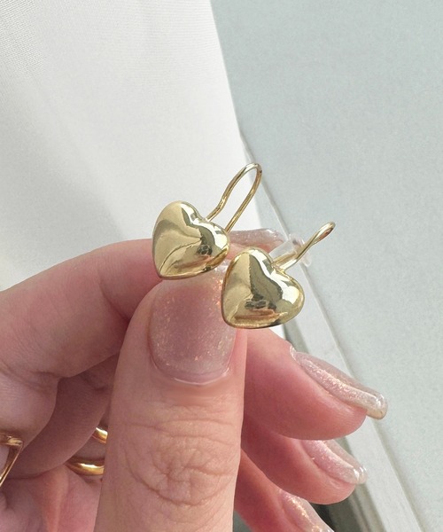 apres jour(アプレジュール)の「【apres jour×ARIAZ】ハートモチーフピアス(ピアス(両耳用)・レディース・シルバー/ゴールド・FREE)」の5枚目の写真