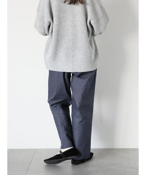 ehka sopo(エヘカソポ)の「パール付パンツ(その他パンツ・レディース・ブラック/グレー/ネイビー・F)」の18枚目の写真