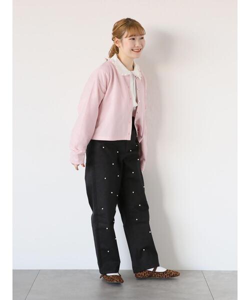 ehka sopo(エヘカソポ)の「パール付パンツ(その他パンツ・レディース・ブラック/グレー/ネイビー・F)」の21枚目の写真