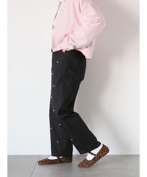 ehka sopo(エヘカソポ)の「パール付パンツ(その他パンツ・レディース・ブラック/グレー/ネイビー・F)」の22枚目の写真