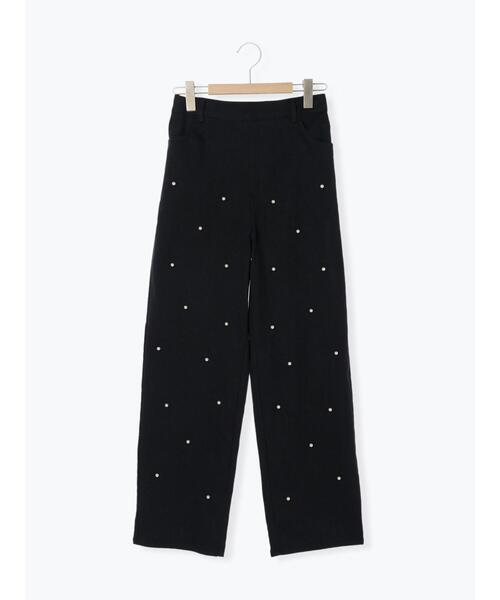ehka sopo(エヘカソポ)の「パール付パンツ(その他パンツ・レディース・ブラック/グレー/ネイビー・F)」の11枚目の写真