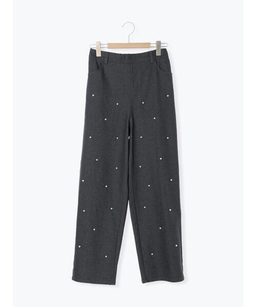 ehka sopo(エヘカソポ)の「パール付パンツ(その他パンツ・レディース・ブラック/グレー/ネイビー・F)」の13枚目の写真