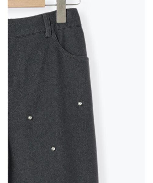 ehka sopo(エヘカソポ)の「パール付パンツ(その他パンツ・レディース・ブラック/グレー/ネイビー・F)」の16枚目の写真