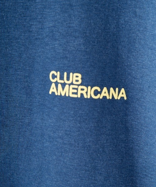 AMERICANA（アメリカーナ）の「[Americana×JEANS FACTORY/アメリカーナ×ジーンズファクトリー] 別注 ワイドシルエット ショート丈バックプリントTシャツ（Tシャツ/カットソー・レディース・ホワイト/ブラック/ブルー・F）」の10枚目の写真