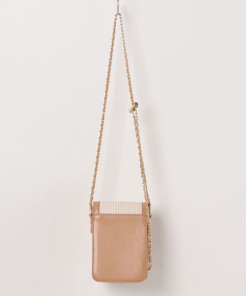 clear（クリア）の「配色ミニショルダーバッグ（ショルダーバッグ・レディース・ブラック/ベージュ/ブラウン・F）」の5枚目の写真